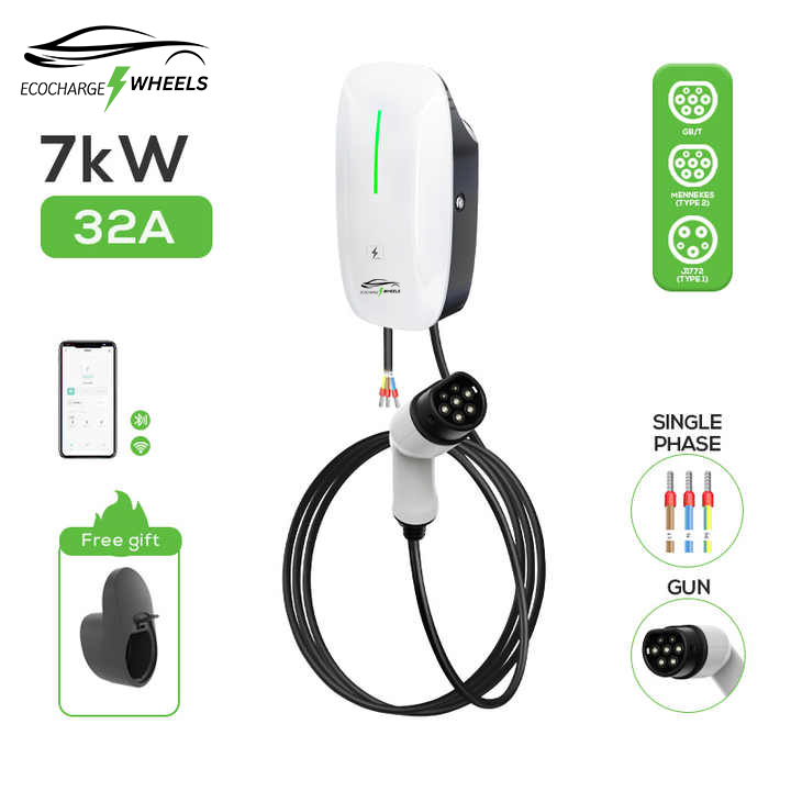 3 Phase EV Charger with 7kW Power for Fast and Reliable Charging